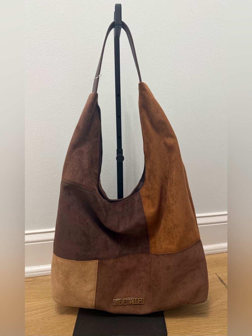 Steve Madden BCarey Patchwork Hobo & Crossbody Bag Set - Picture 2 of 14